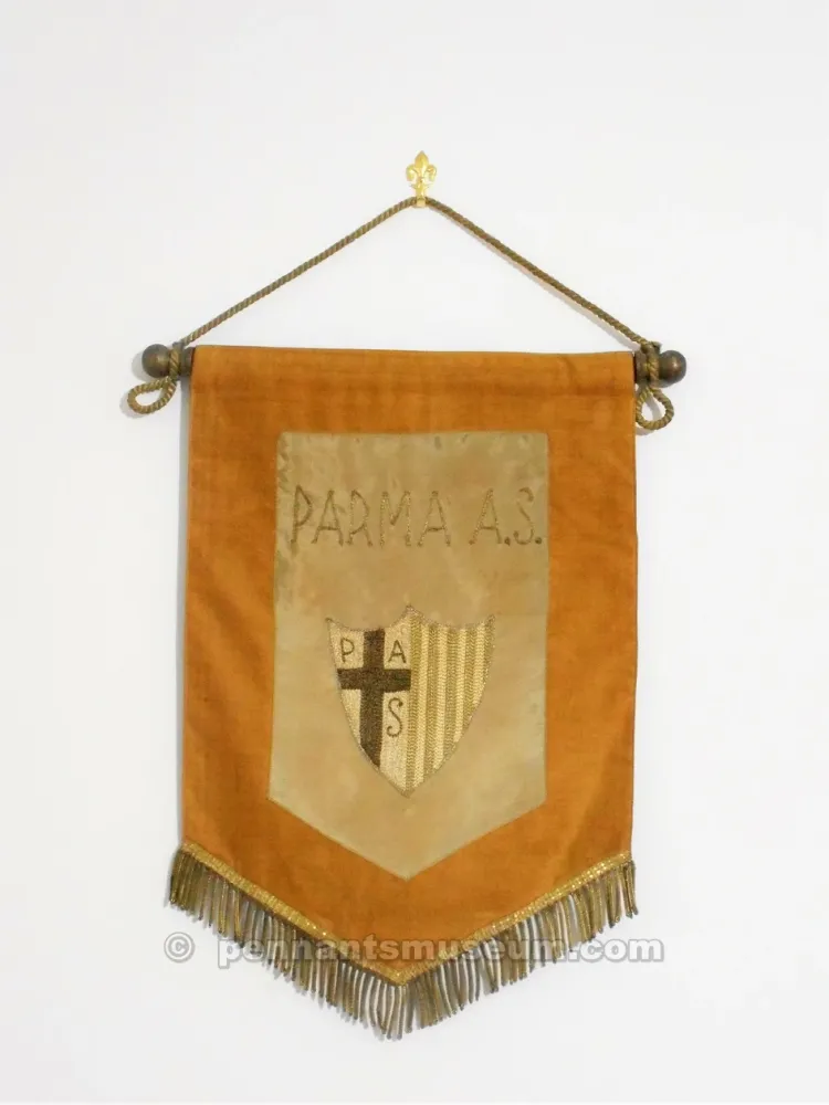 Embroidered pennant in use in the 50s